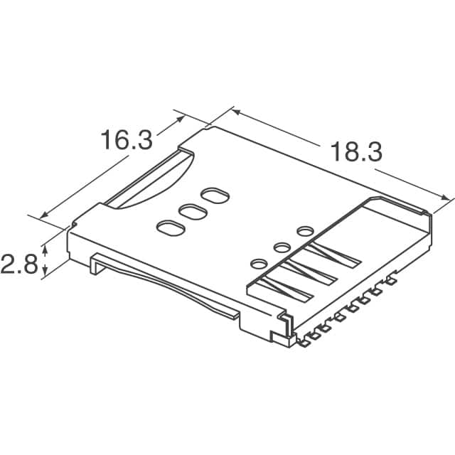 ST1W008S4DR1500 JAE Electronics  Prese per schede PC